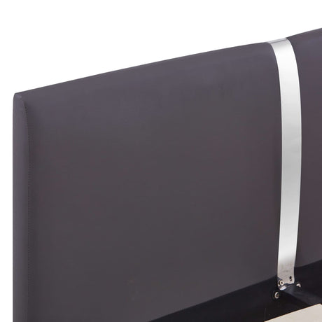 Bed Frame Without Mattress Faux Leather 135X190 Cm Double