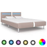 Bed Frame With Led Without Mattress 135X190 Cm Double