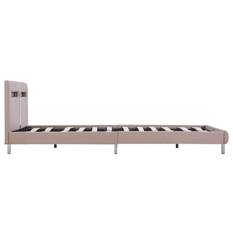 Bed Frame With Led Without Mattress 135X190 Cm Double