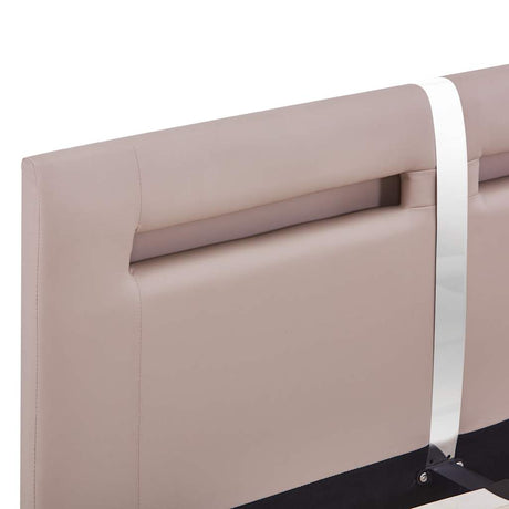 Bed Frame With Led Without Mattress 135X190 Cm Double