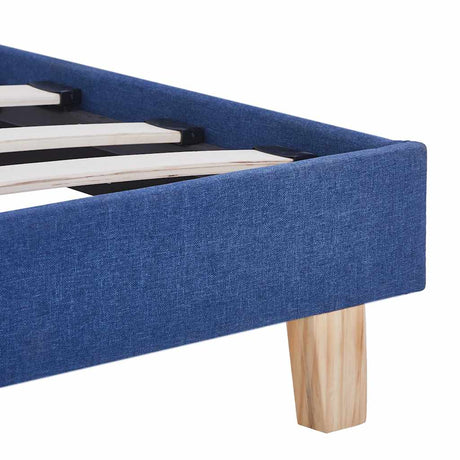 Bed Frame Without Mattress Fabric 150X200 Cm King Size