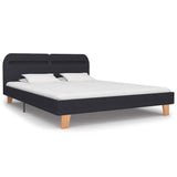 Bed Frame With Led Without Mattress Fabric 150X200 Cm King Size
