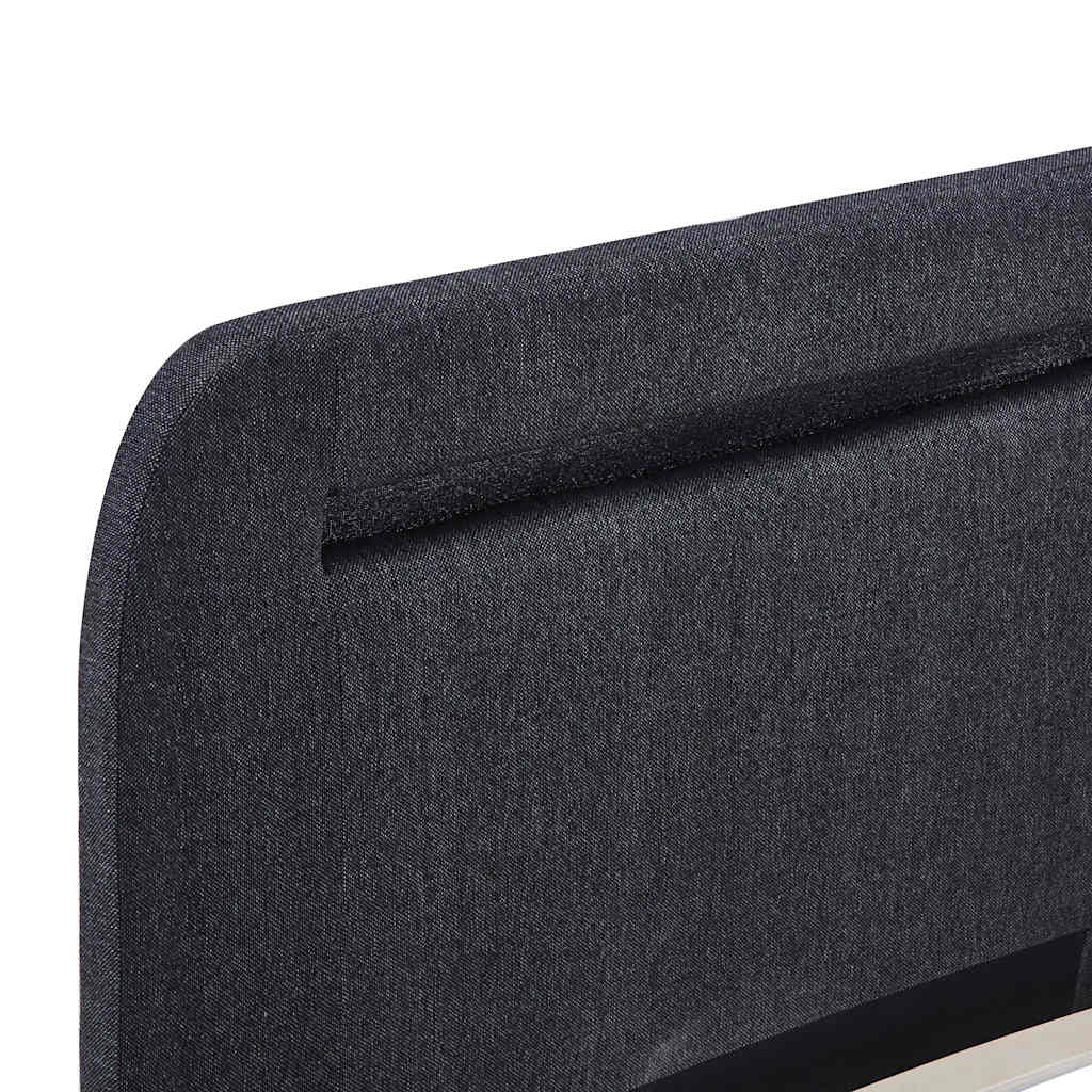 Bed Frame With Led Without Mattress Fabric 150X200 Cm King Size