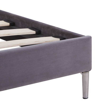 Bed Frame Without Mattress Fabric 135X190 Cm Double