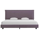 Bed Frame Without Mattress Fabric 150X200 Cm King Size