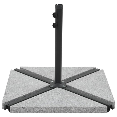 Umbrella Weight Plates 4 Pcs Grey Granite Triangular