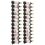 Wall Mounted Wine Rack For 12 Bottles Iron