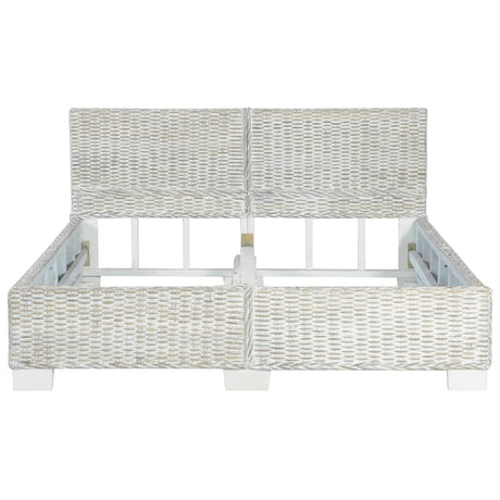 Bed Frame Without Mattress Natural Rattan