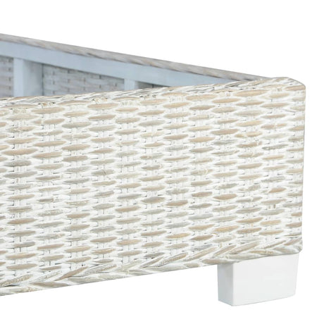Bed Frame Without Mattress Natural Rattan