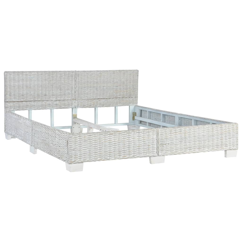 Bed Frame Without Mattress Natural Rattan