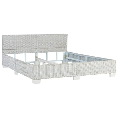 Bed Frame Without Mattress Natural Rattan