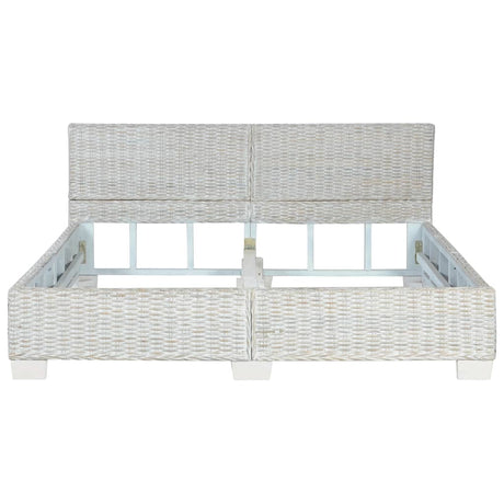 Bed Frame Without Mattress Natural Rattan