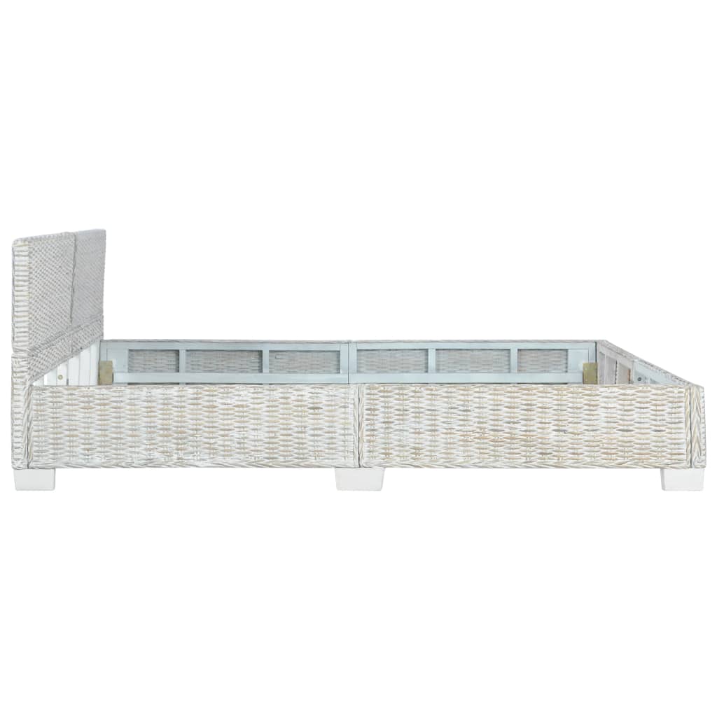 Bed Frame Without Mattress Natural Rattan Super King