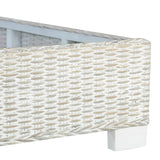 Bed Frame Without Mattress Natural Rattan Super King