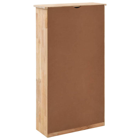 Shoe Storage Cabinet 55X20X Solid Walnut Wood