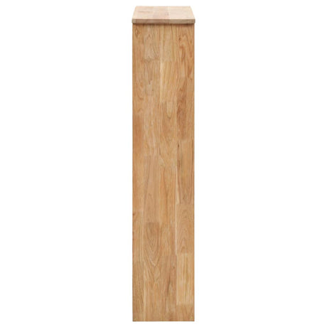 Shoe Storage Cabinet 55X20X Solid Walnut Wood