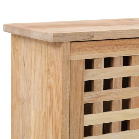 Shoe Storage Cabinet 55X20X Solid Walnut Wood
