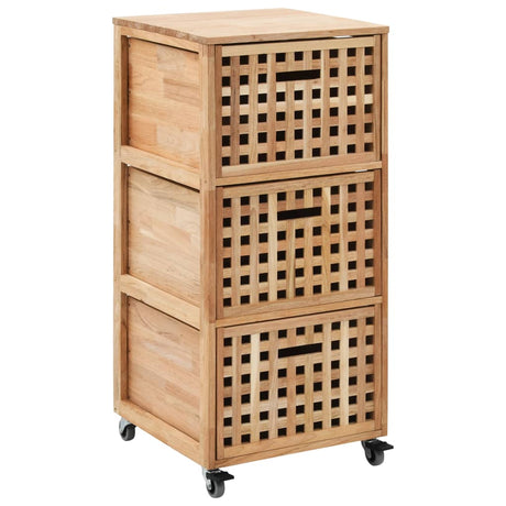 Bathroom Cabinet 41X41X91 Cm Solid Walnut Wood