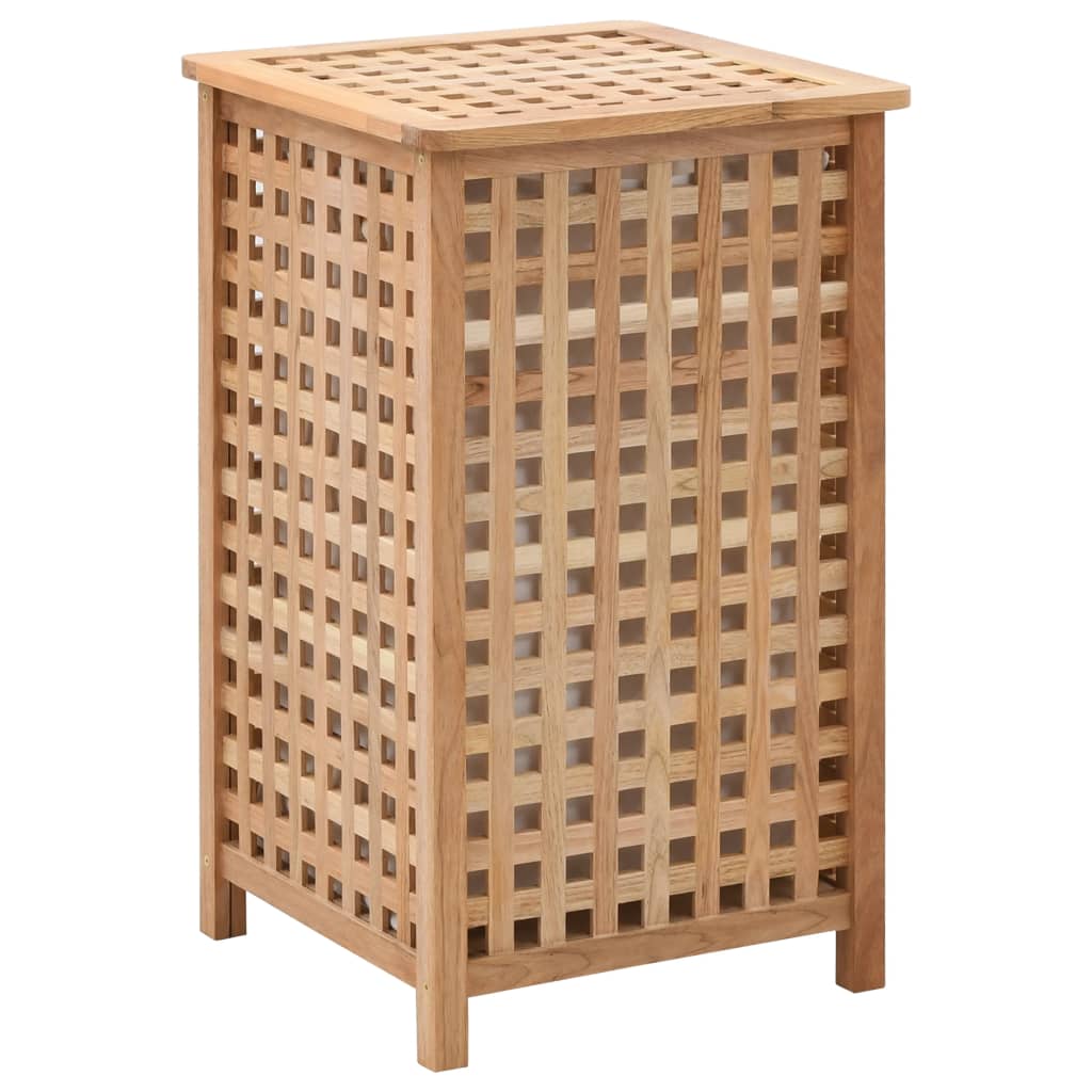 Laundry Bin Solid Walnut Wood