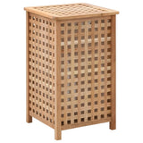 Laundry Bin Solid Walnut Wood