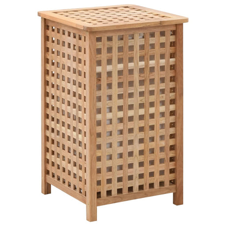 Laundry Bin Solid Walnut Wood