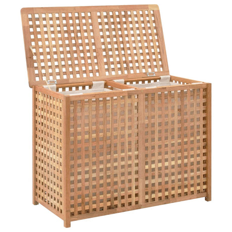 Laundry Bin Solid Walnut Wood