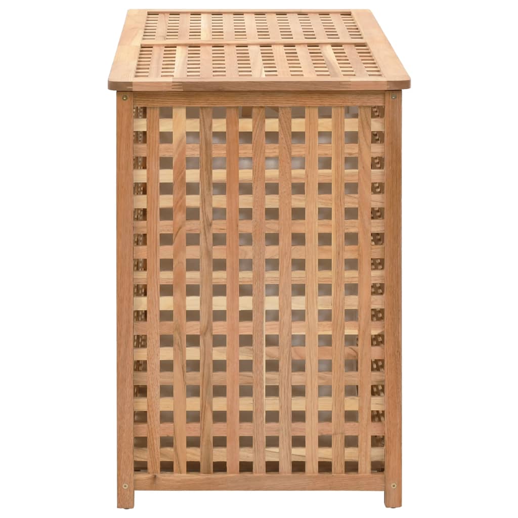 Laundry Bin Solid Walnut Wood