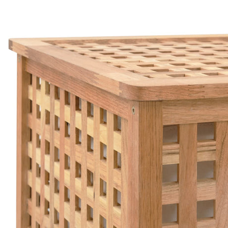 Laundry Bin Solid Walnut Wood