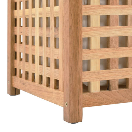 Laundry Bin Solid Walnut Wood