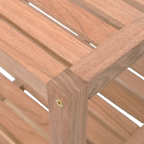 Bathroom Shelf Solid Walnut Wood 65X40X55 Cm