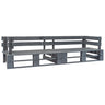 Garden 2-Seater Pallet Sofa Wood