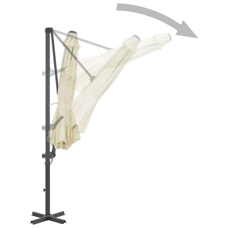 Garden Parasol With Portable Base