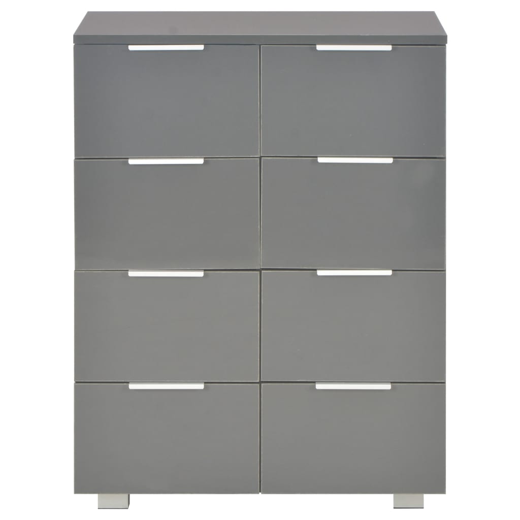 Sideboard High Gloss 60X35X80 Cm Engineered Wood