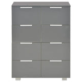 Sideboard High Gloss 60X35X80 Cm Engineered Wood