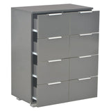 Sideboard High Gloss 60X35X80 Cm Engineered Wood