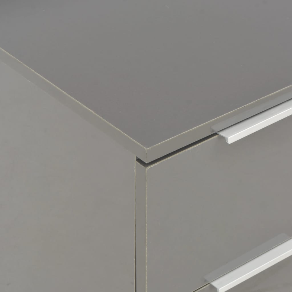 Sideboard High Gloss 60X35X80 Cm Engineered Wood