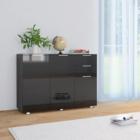 Sideboard High Gloss 107X35X80.5 Cm