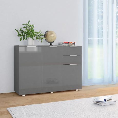 Sideboard High Gloss 107X35X80.5 Cm