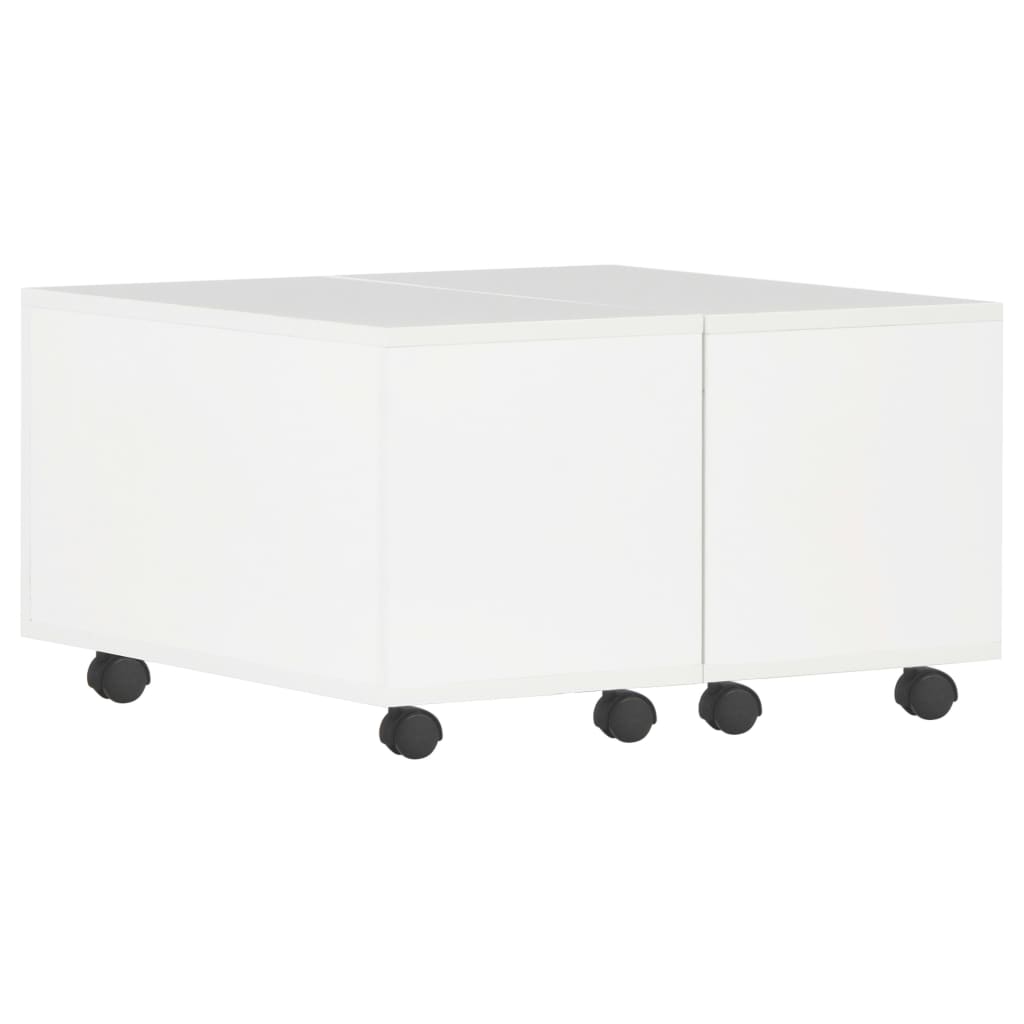 Coffee Table High Gloss Engineered Wood