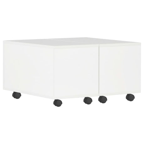 Coffee Table High Gloss Engineered Wood