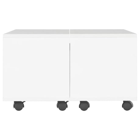 Coffee Table High Gloss Engineered Wood