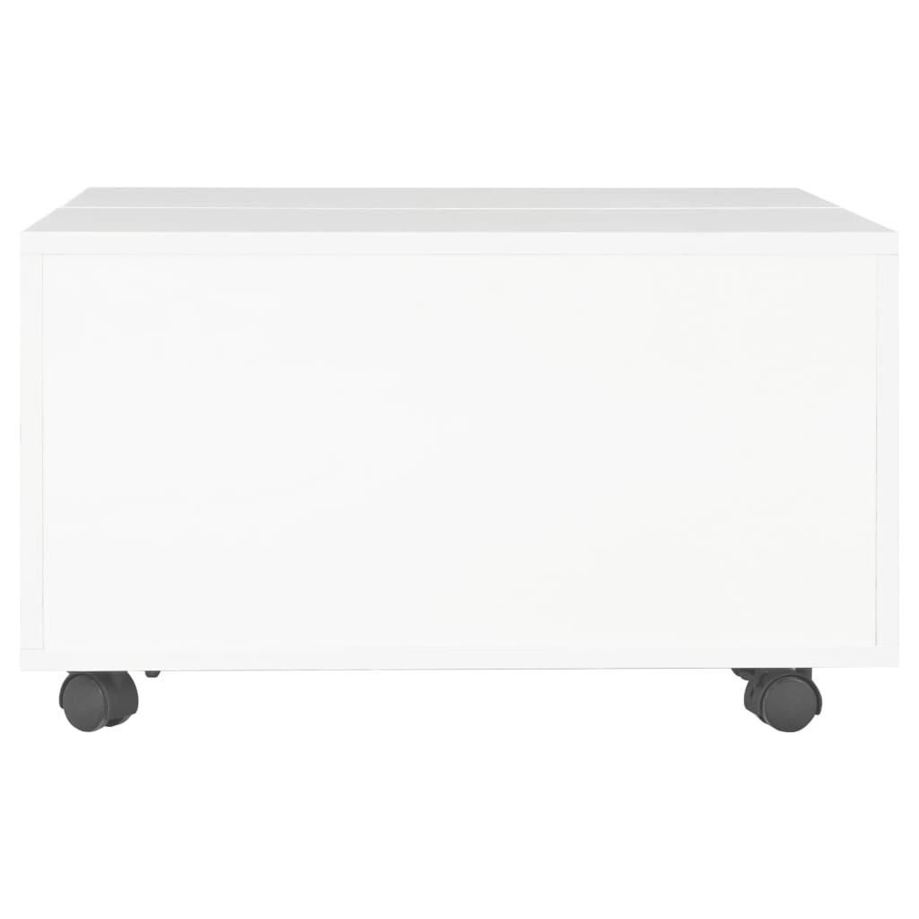 Coffee Table High Gloss Engineered Wood