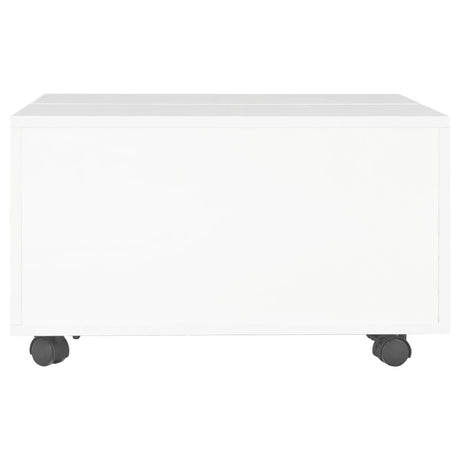 Coffee Table High Gloss Engineered Wood