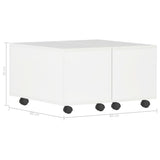 Coffee Table High Gloss Engineered Wood