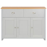 Sideboard Grey 112X35X81 Cm
