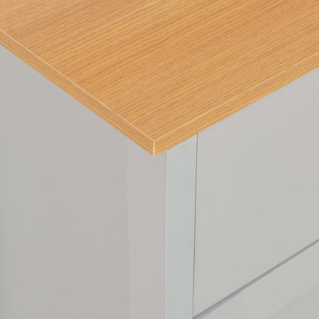 Sideboard Grey 112X35X81 Cm