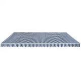 Folding Awning Manual Operated 600 Cm Blue/White