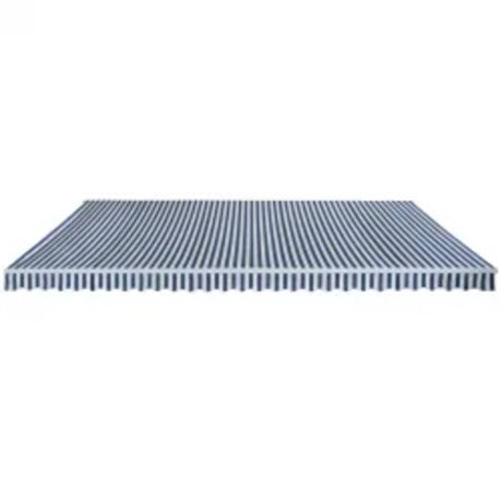 Folding Awning Manual Operated 600 Cm Blue/White