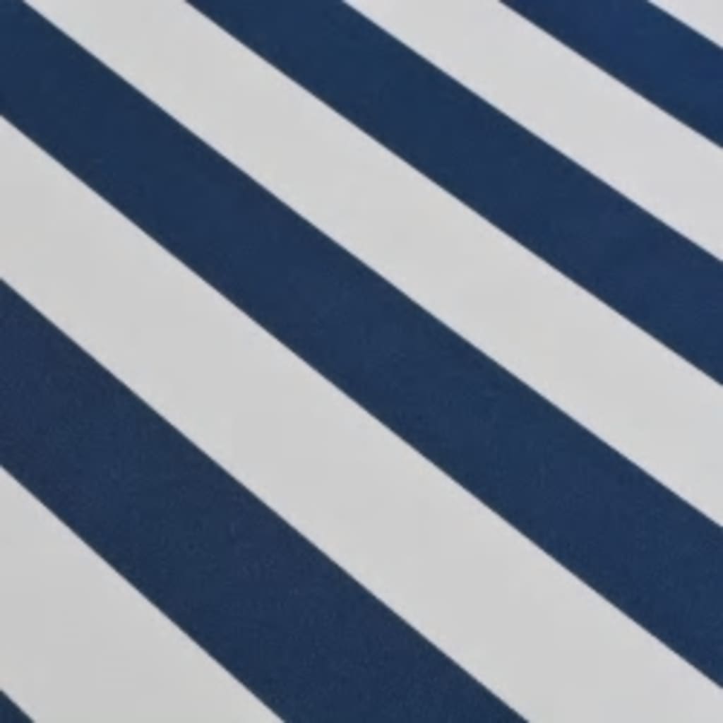 Folding Awning Manual Operated 600 Cm Blue/White