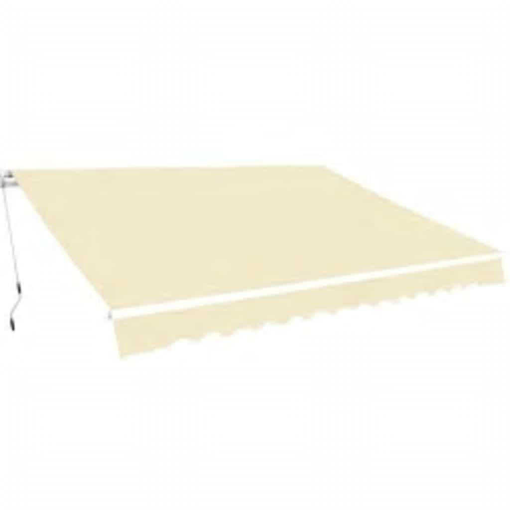 Folding Awning Manual Operated 600 Cm Blue/White